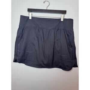 zuda Z-Eco Women's Cityscape Skort Pockets Black Size XL Activewear (1821)